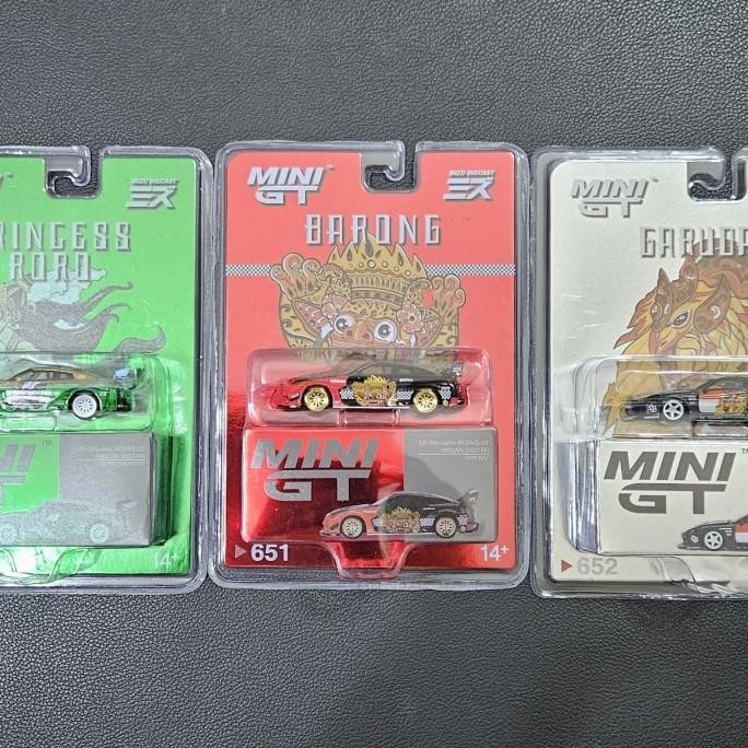Limited Mini GT Mizu Diecast Set (R35 Princess Roro, R35 Barong, S15 ...