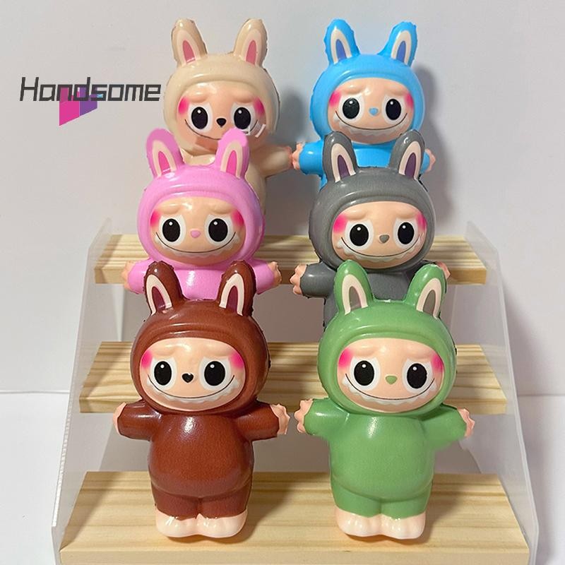 Handsome- Labubu Slow Rebound Deion Toy Squeeze Pinch Collection Doll ...