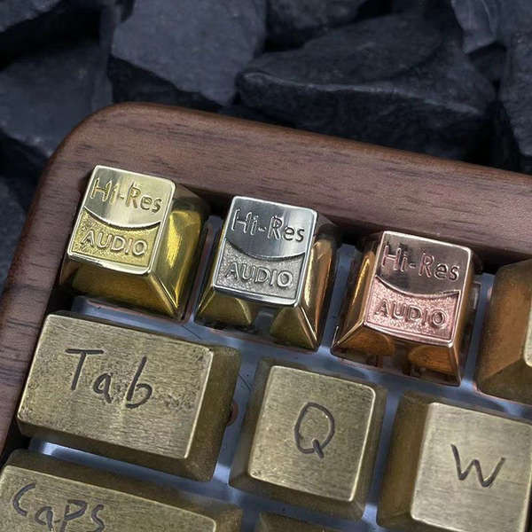 keycap Pure copper keystone HIFI certified mahjong tone peripheral ...