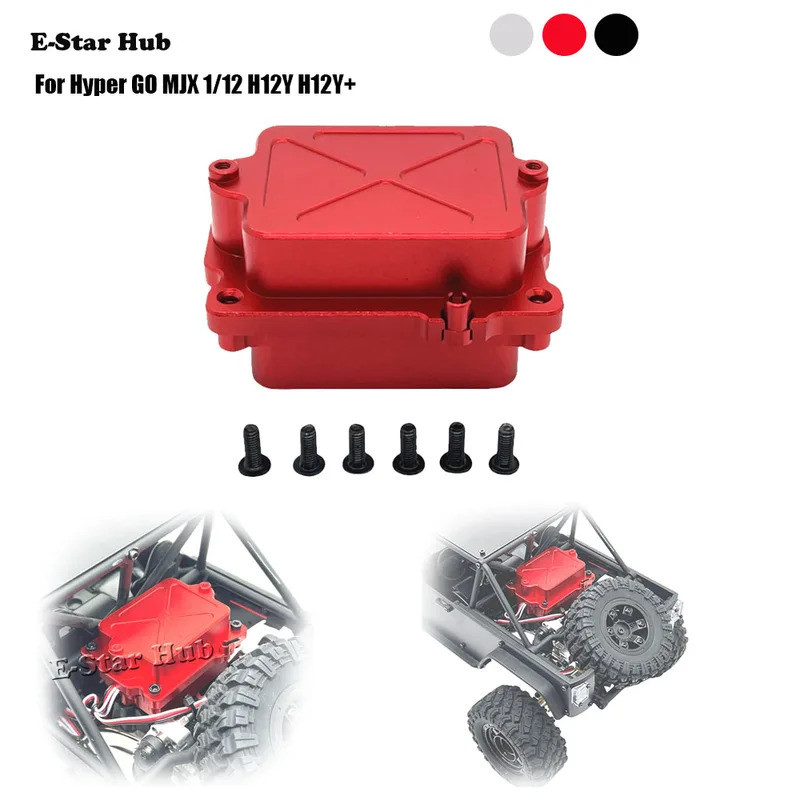 Metal Electric Tuning Receiver Box for Hyper GO MJX 1/12 H12Y H12Y+ OP ...