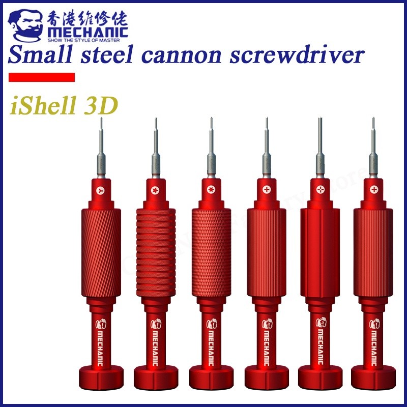Mechanic iShell 3D Red Magnetic Precision Screwdriver 6 in 1 Set Steel ...