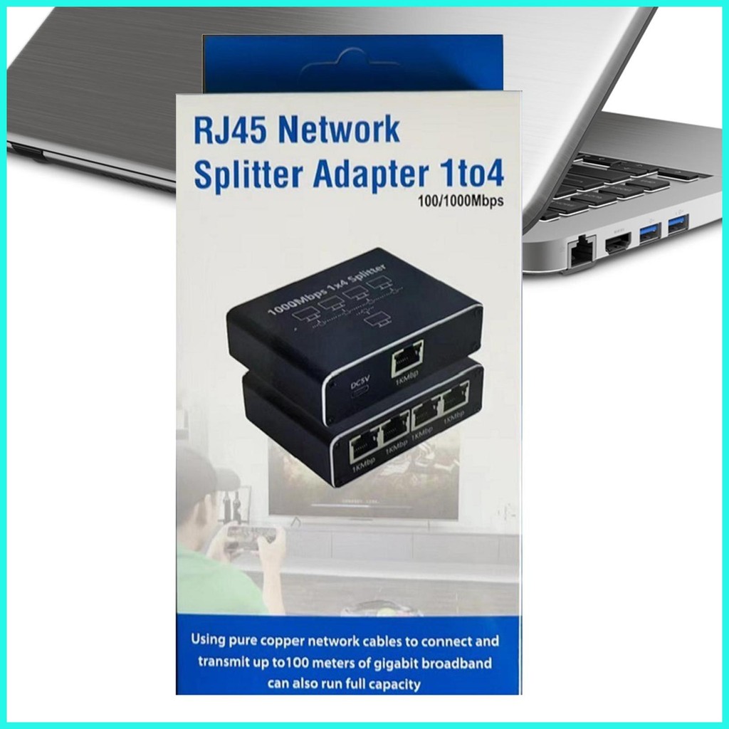 Internet Splitter 1-to-4 Internet Connection Splitter High-Speed ...