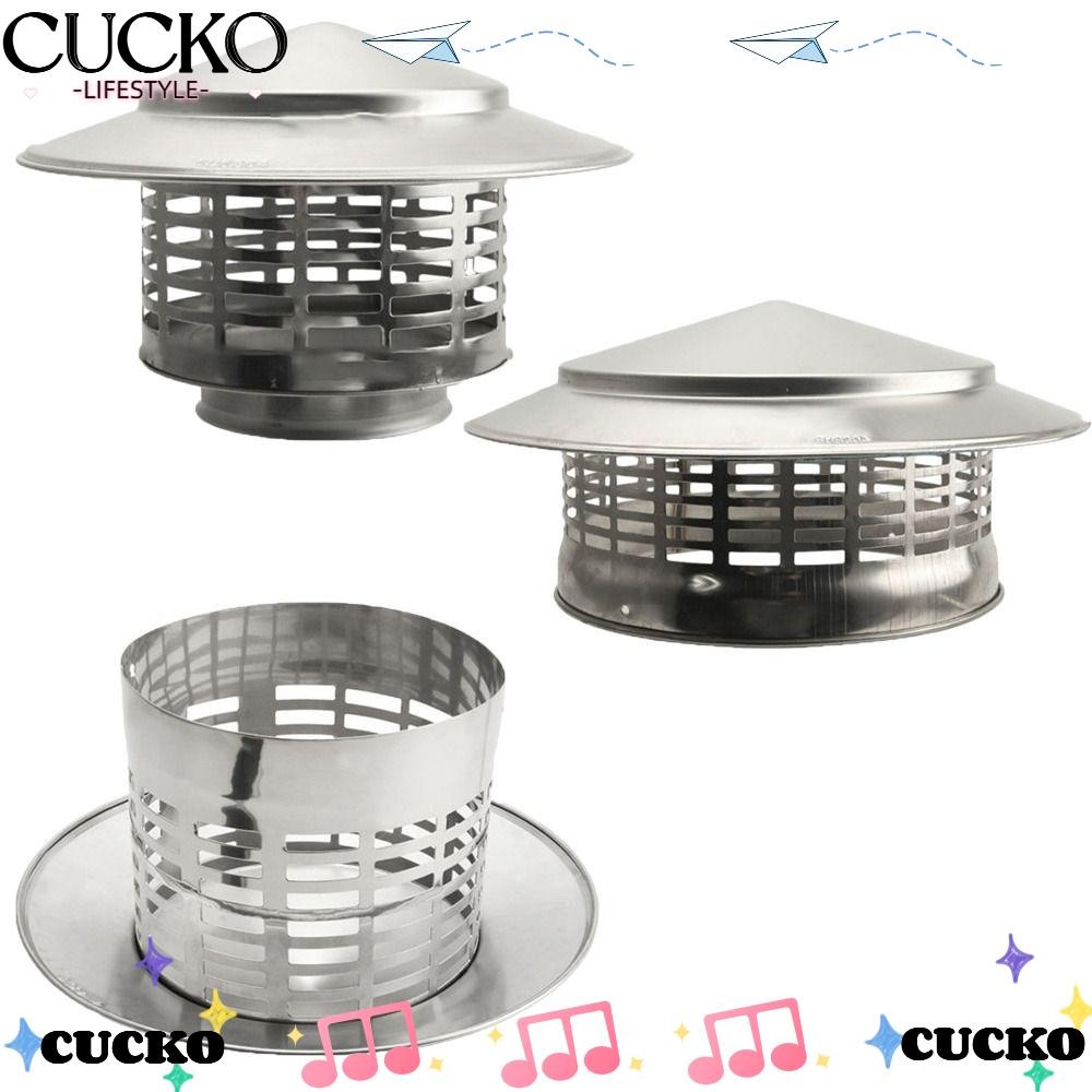 CUCKO Chimney Cap, Exterior Wall Stainles Steel Ventilated Rain Cap