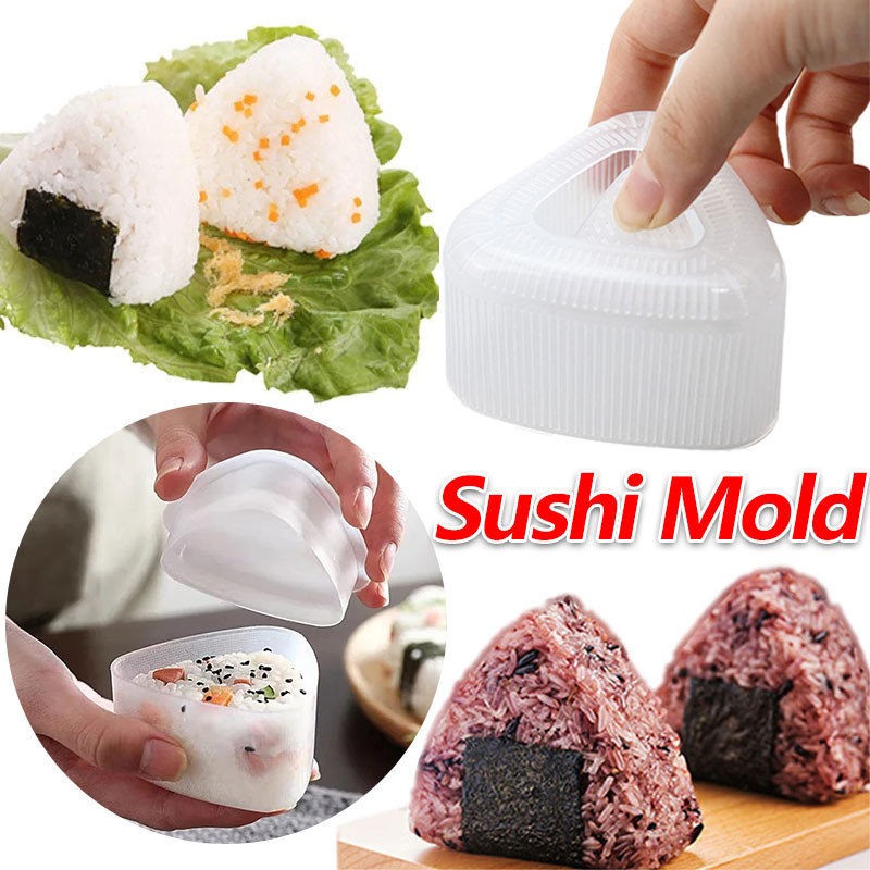 1/3/5Pcs Creative Rice Ball Mold / Kitchen DIY Triangle Sushi Molds ...