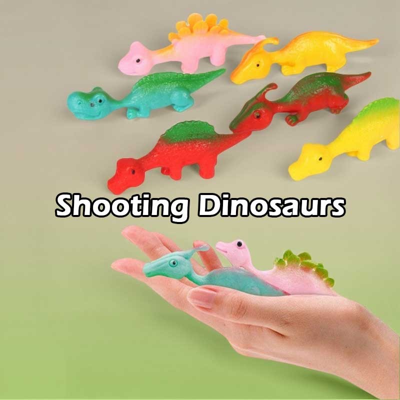 Dinosaur Toy Rubber Finger Prank Flying Fun Finger Dinosaur Toy Novelty ...