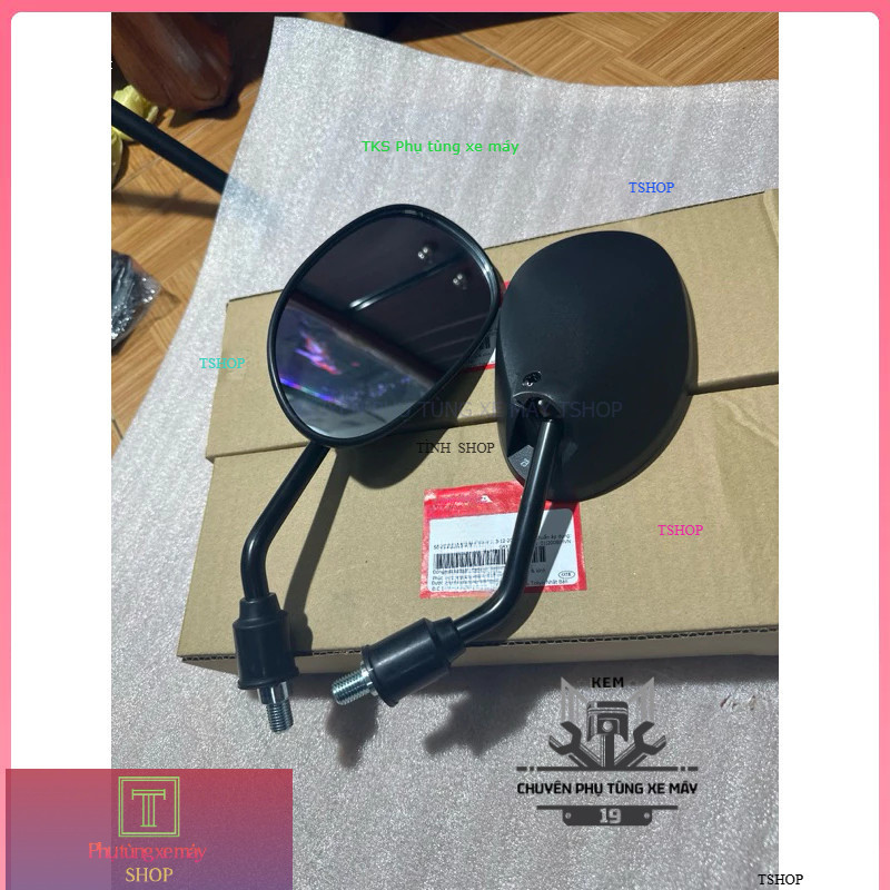 Rearview mirror installed for wave rsx vehicles with short legs on the ...