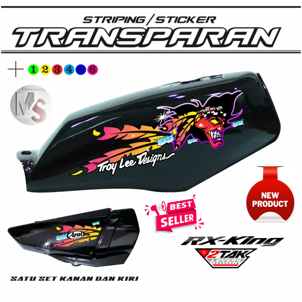 Yamaha RK KING Custom Russel RX7x Series Transparent Sticker TRANSFARAN ...