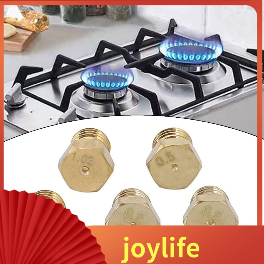 Joylife5pcs LPG Gas Jet Set Burner Gas Hob LPG Conversion Kit Nozzles
