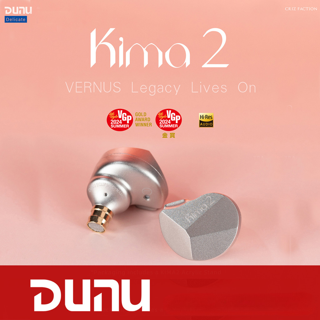 DUNU KIMA2 Sound Mastery/DLC Composite Dome Dynamic Driver Q-Lock Mini ...