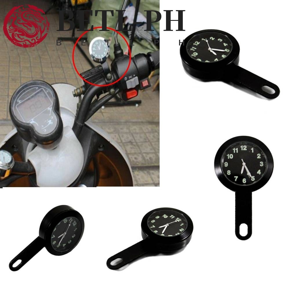 betterlife3.ph⚡ Motorcycle ATV Timetable Handlebar Clock Watch Black ...