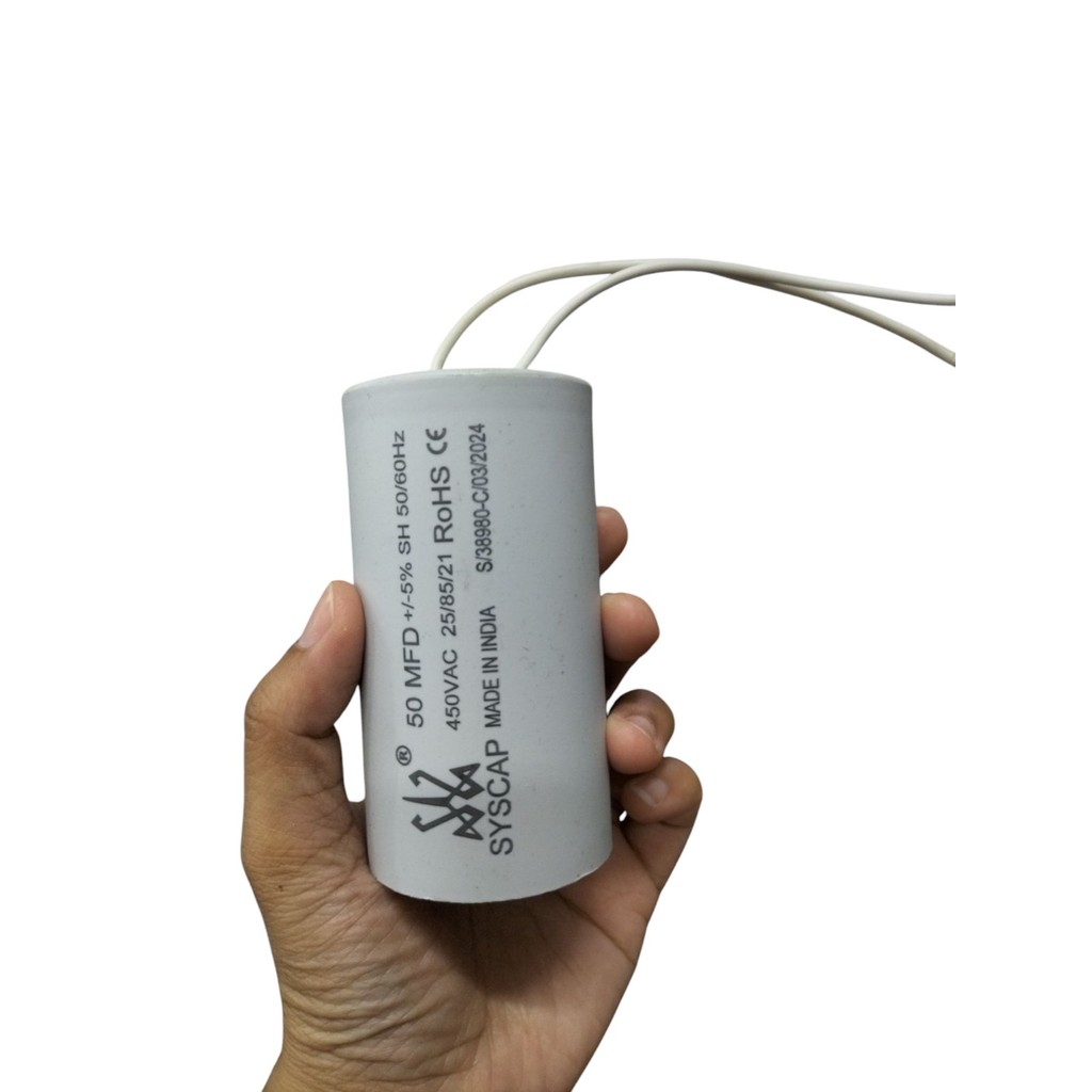 Motor Running Capacitor 50MFD 450 VAC, SYSCAP | Shopee Philippines