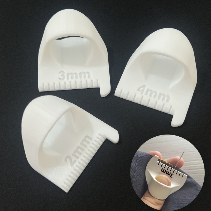 2/3/4mm Sewing Templates Ruler 3D Printable Portable Finger Ruler DIY ...