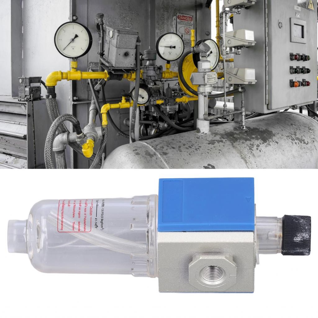 Buybybuy Pneumatic Filter 75CC Cup Capacity Air Compressor Lubricator ...