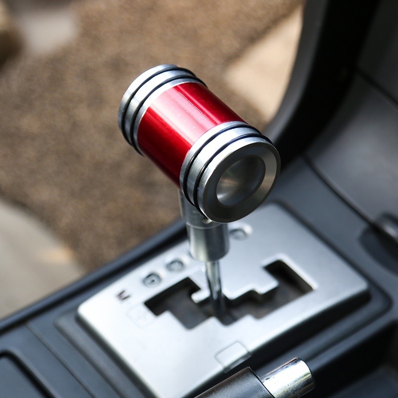 Universal manual gear shift head car gear lever head handle peach wood ...