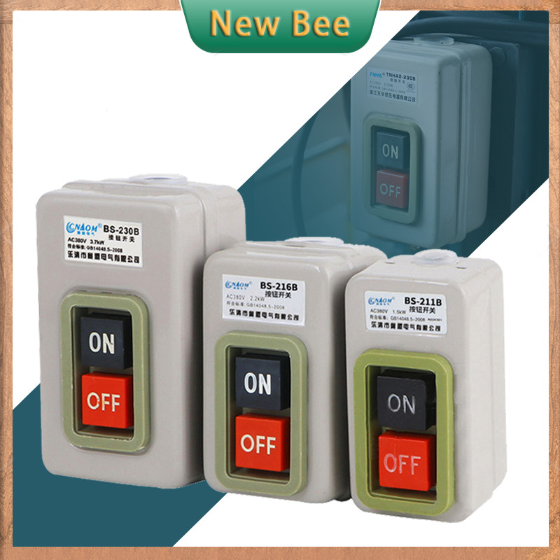 Electric Motor Push Button Switch On Off Opening Closing Botton Switch ...