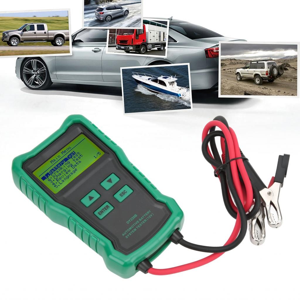 Yohooo Digital Battery Tester 12V Car Analyzer Reverse Connection ...