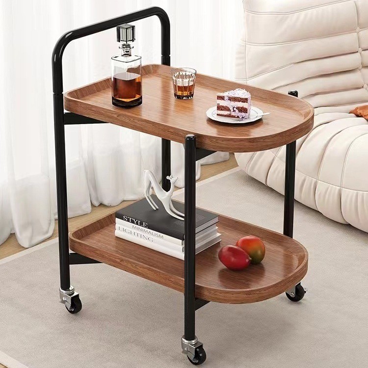 Sofa Side Table Portable Side Cabinet Mini Coffee Table Small round ...