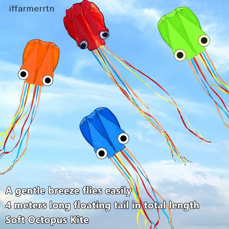 ir 1 Set 3D Stereoscopic Octopus Kites Flying Toys For Children Nylon ...