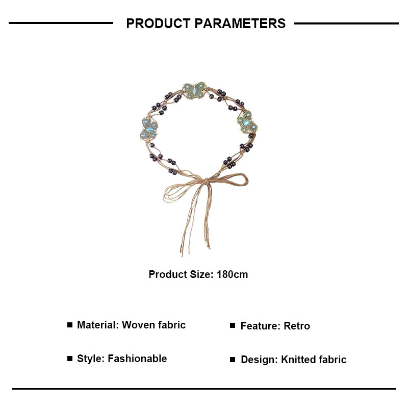 Bohemian Woven Waist Rope Women Versatile Waist Accessory Retro Waist ...
