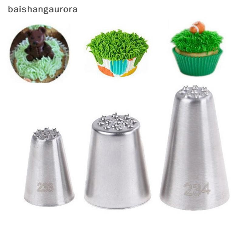 baishangaurora Grass Baking Decorag Cupcake Cake Icing Piping Nozzles