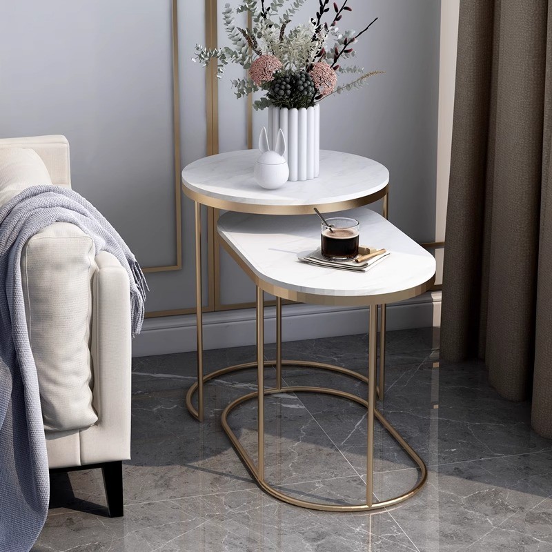 Sofa Side Cabinet Side Table Light Luxury Small Coffee Table Square ...