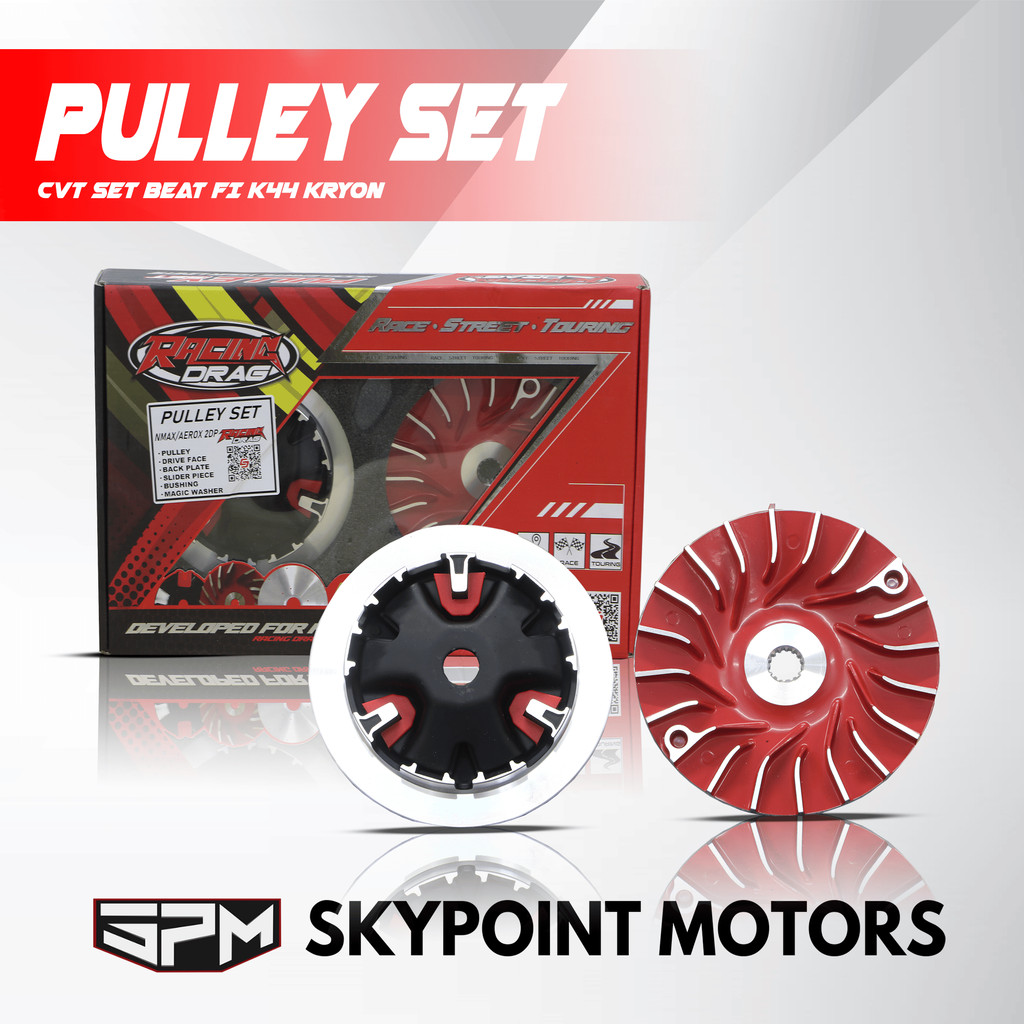 RACING DRAG FULL CVT SET FOR BEAT FI K44 KRYON-HIGH PERFORMANCE ...