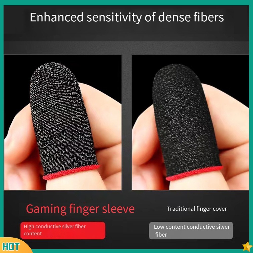 8 Dita In Nylon Conduttivo Per Gaming Su Touch Screen – Antiscivolo, Traspiranti E Anti-sudore, Compatibili Con Smartphone E Tablet Android/iOS