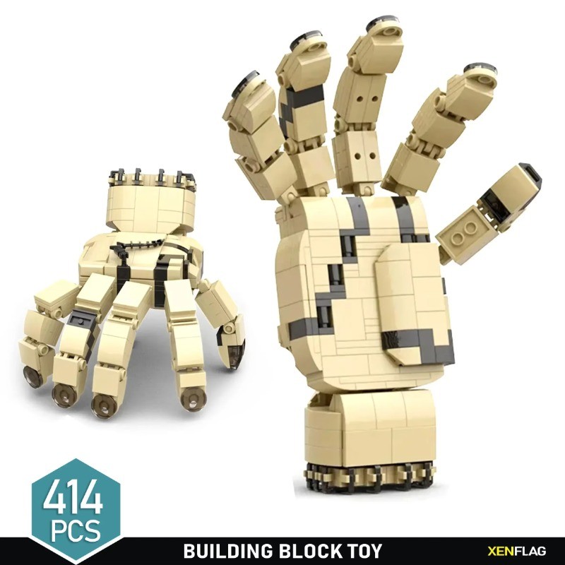 MOC Wednesday Building Block Hand Family Adams Horror Movie Classic ...