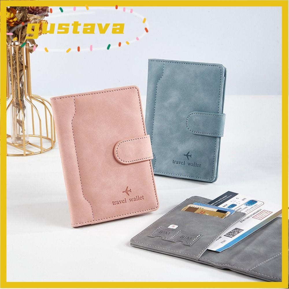 GUSTAVA Passport Bag, Waterproof Leather RFID Passport Holder, Durable ...