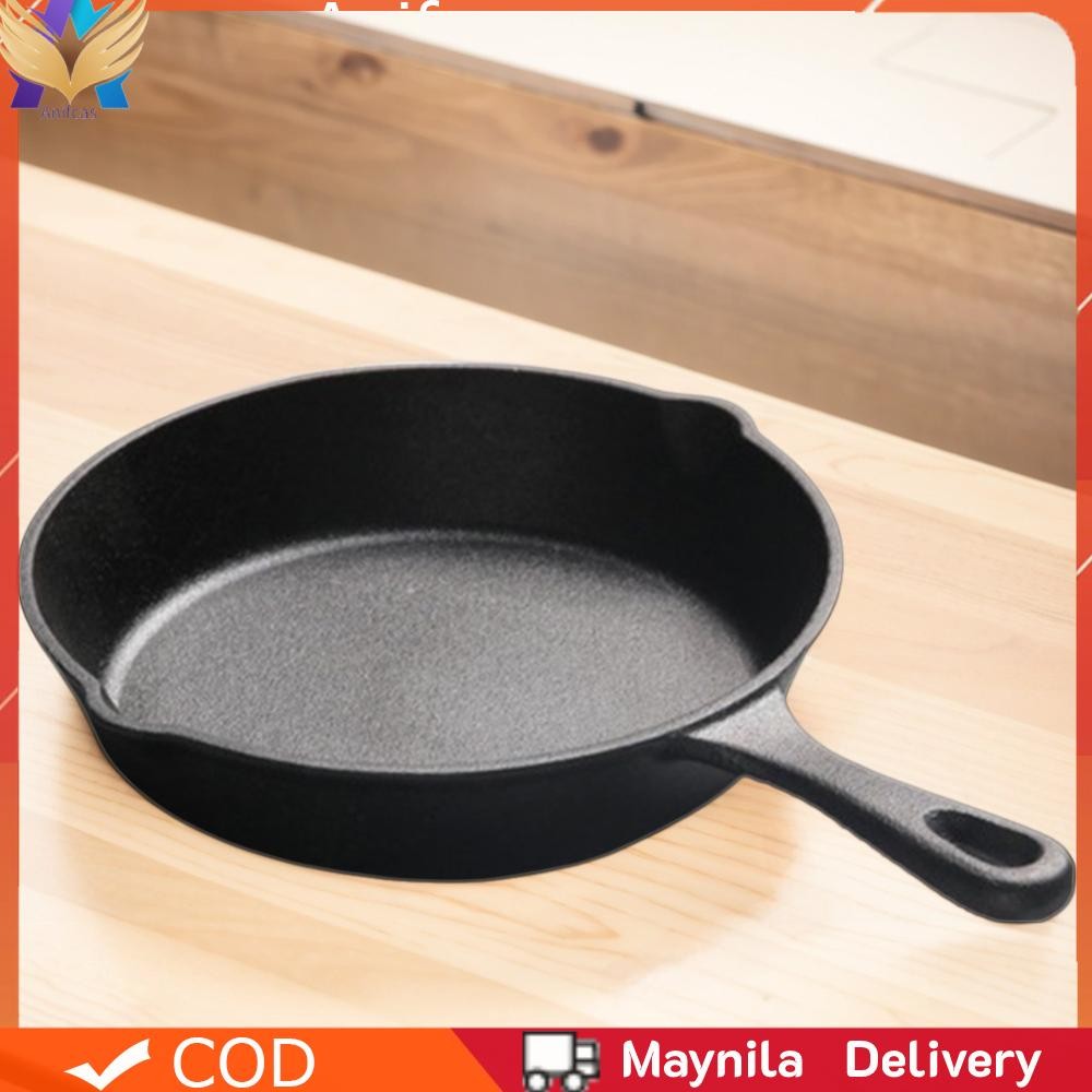 【Maynila Delivery】Cast Iron Pan Skillet Nonstick Cast Iron Pot Skillet
