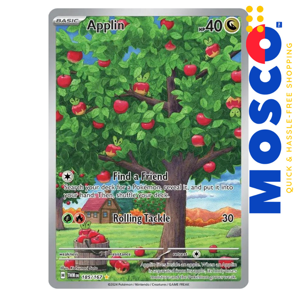 Applin - 185/167 Twilight Masquerade | Pokemon TCG | Shopee Philippines