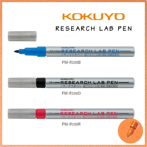 Kokuyo Resistant Research Lab Pen Marker - Black, Red, and Blue Options ...