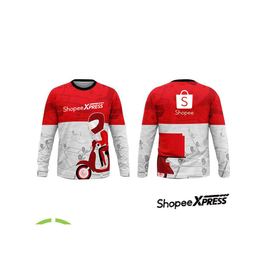 [Free Customized Name and Number] Shopee Xpress Long sleeved Shirt ...