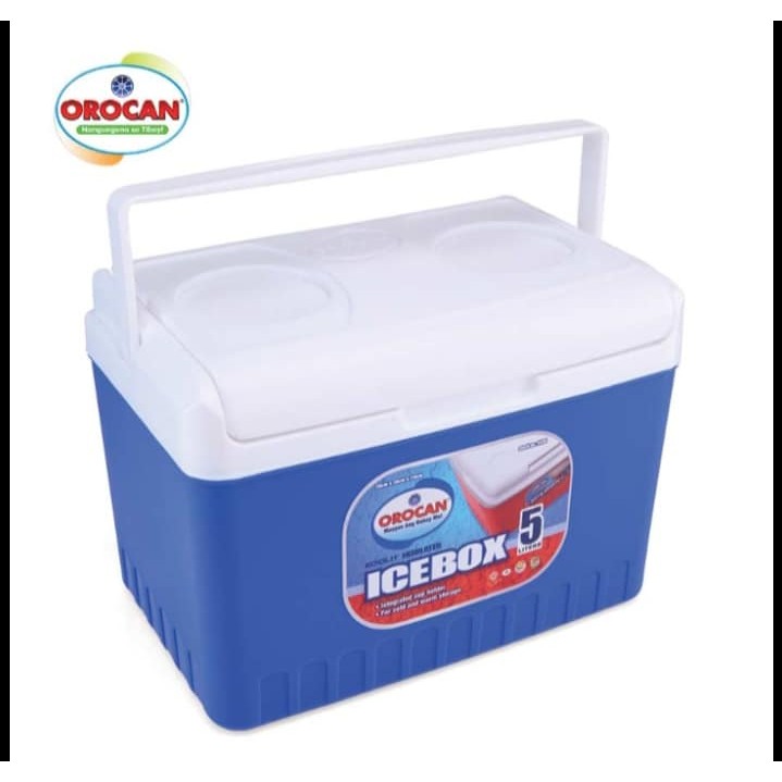 Orocan Mini Ice Box Chest Insulated Cooler 5 - Liters with Handle ...