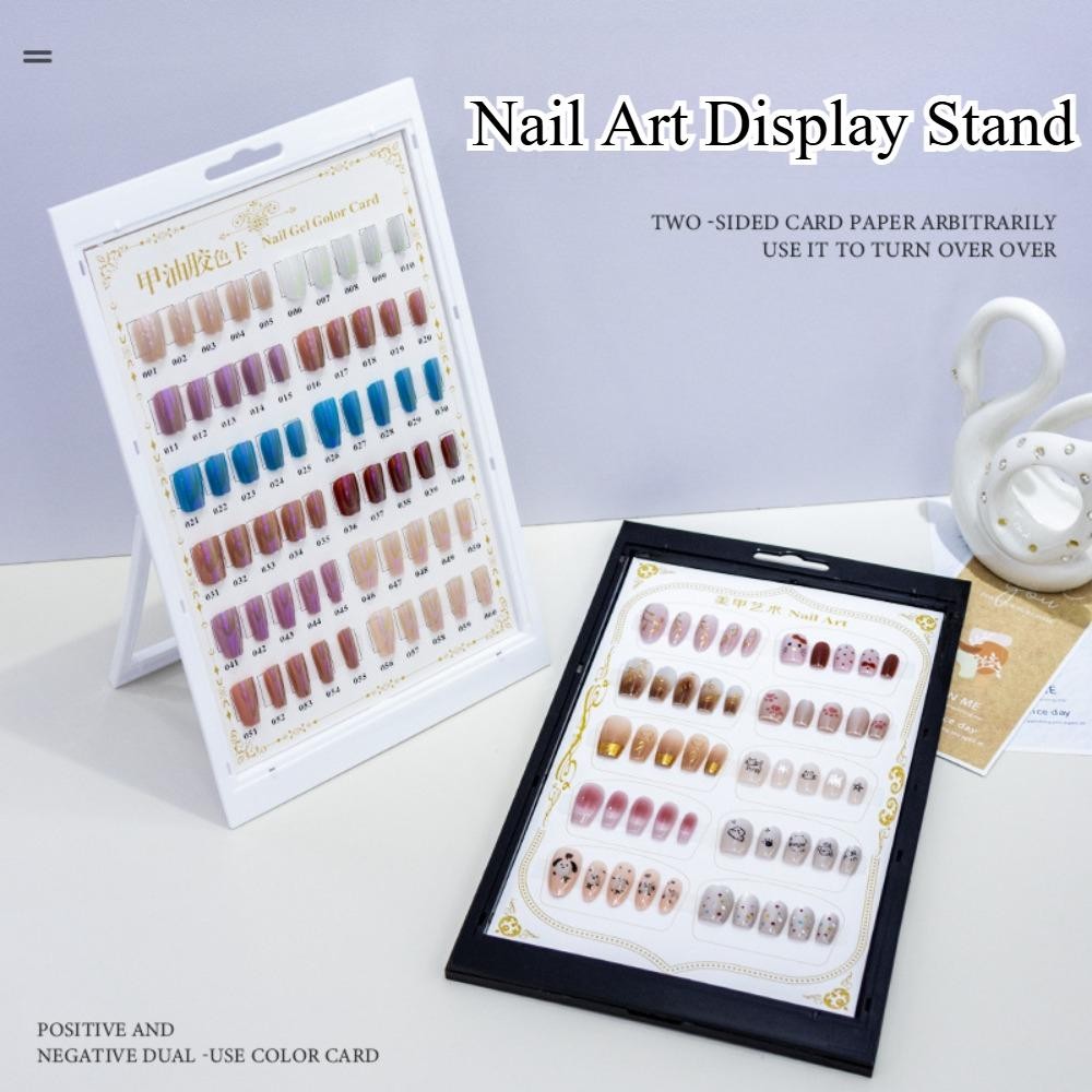 Nail Art Display Stand Nail Color Display Chart Artwork Photo Frame ...