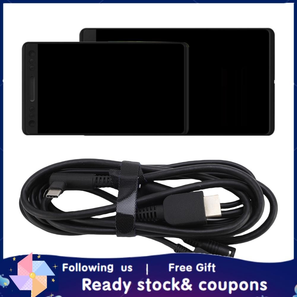 Xiyijia 3 in 1 Cable for Graphics Drawing Tablet HDMI USB Type C KAMVAS ...