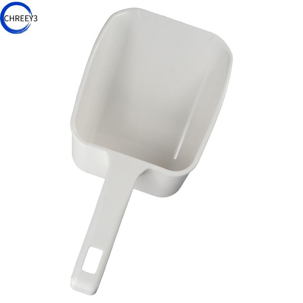 CHERRY3 Plastic Ice Shovel, PP White Ice Cream Scoop, HeavyDuty Small