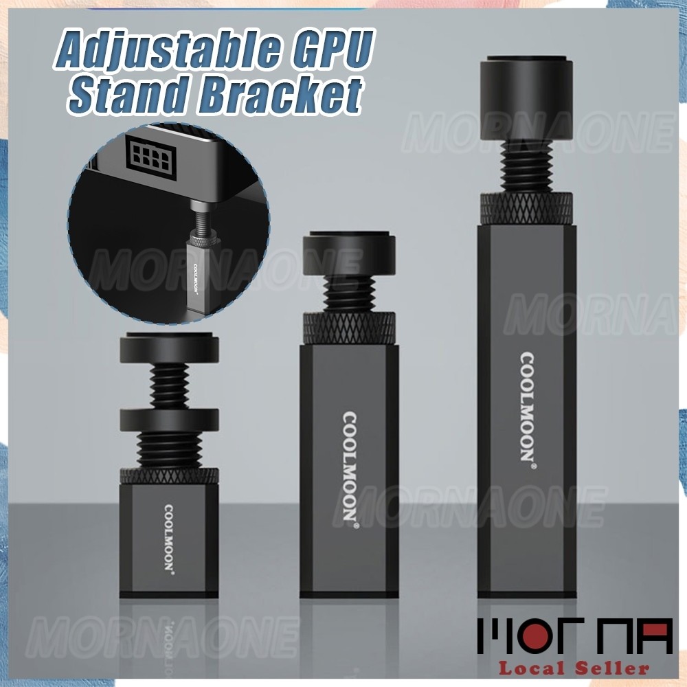 COOLMOON GPU Stand Bracket Support 28-120mm Adjustable With Non-slip ...