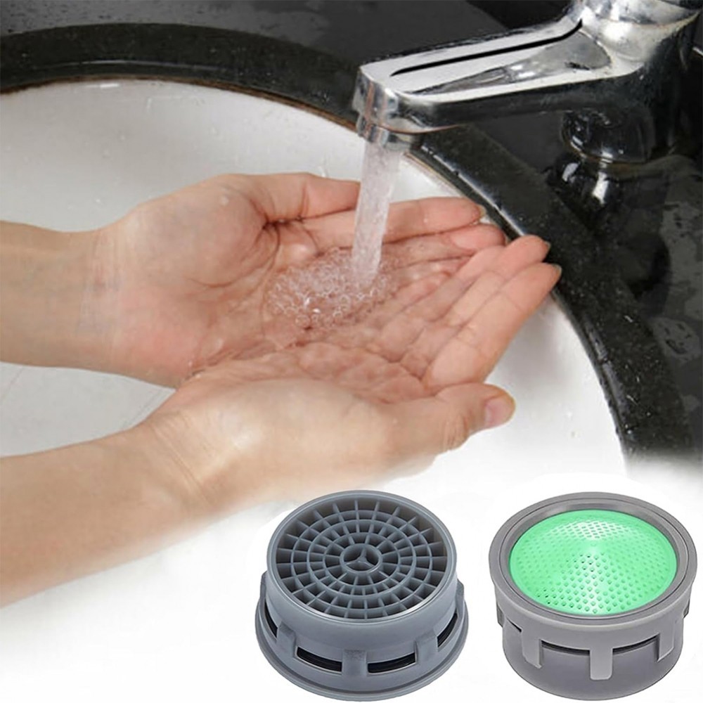 Faucet Aerator 1 Set ABS Green Color Plastic Plug-In Replacement Parts ...