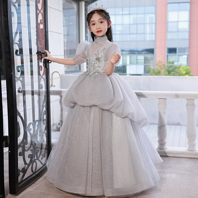 Kid Girl Princess Piano Summer Performance Host Evening Dress main image 0