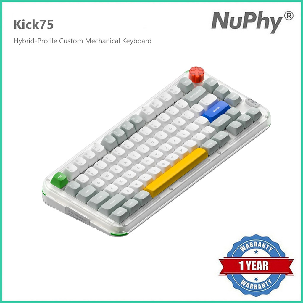 NuPhy Kick75 Hybrid-Profile Custom Mechanical Keyboard | Shopee