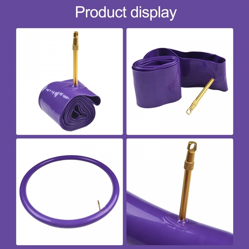 Inner Tube French Valve Design Mountain Bike Purple Roomy CC Capacity