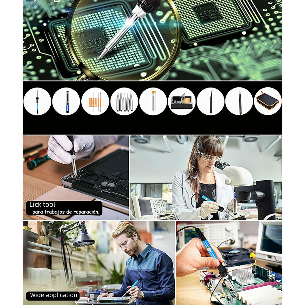 Amazon Hot Sale60w Thermostat Electric Iron Multimeter Suit Internal