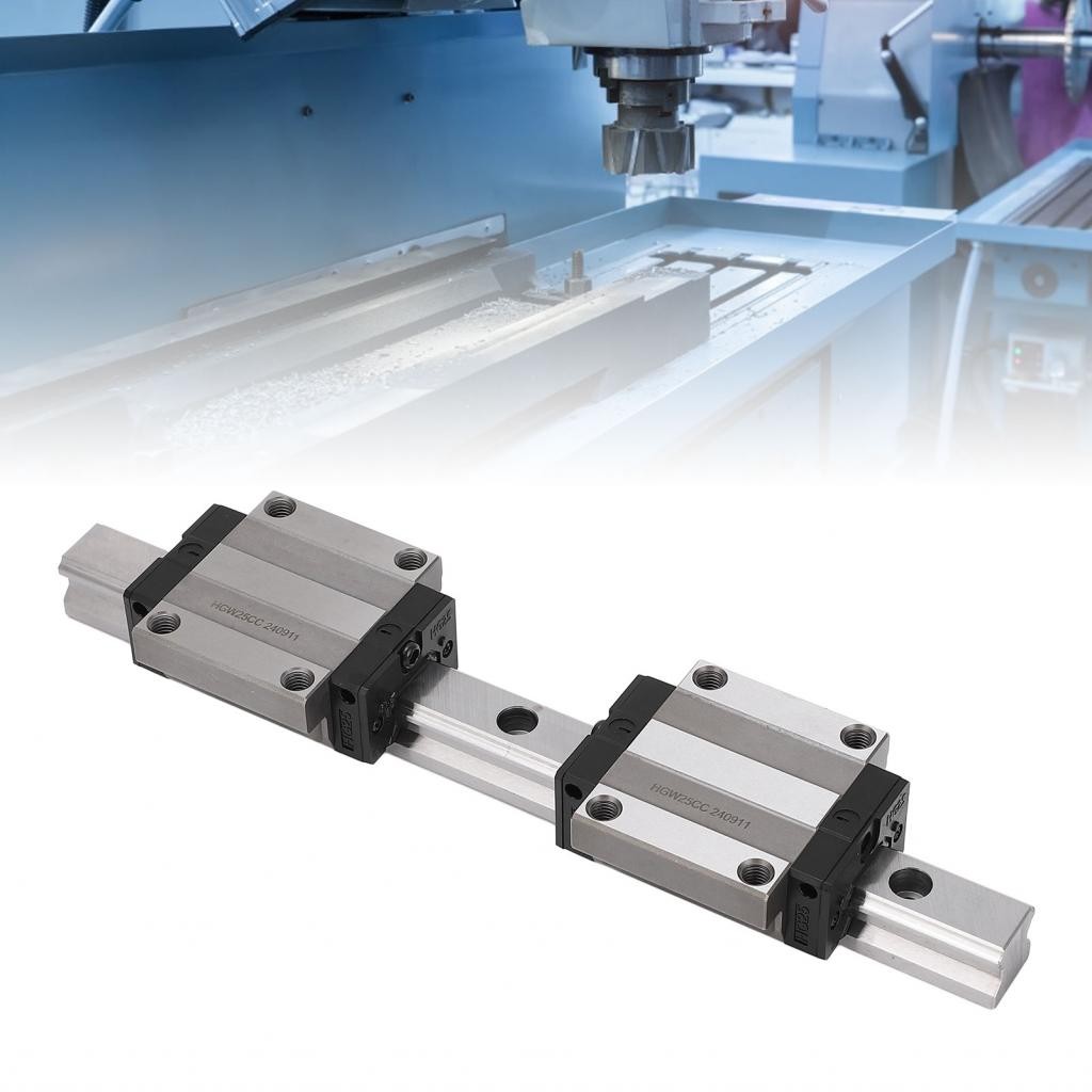 Ooidshop Linear Slide Rail Rusts Proof CNC with 2Pcs HGW25CC Slider ...