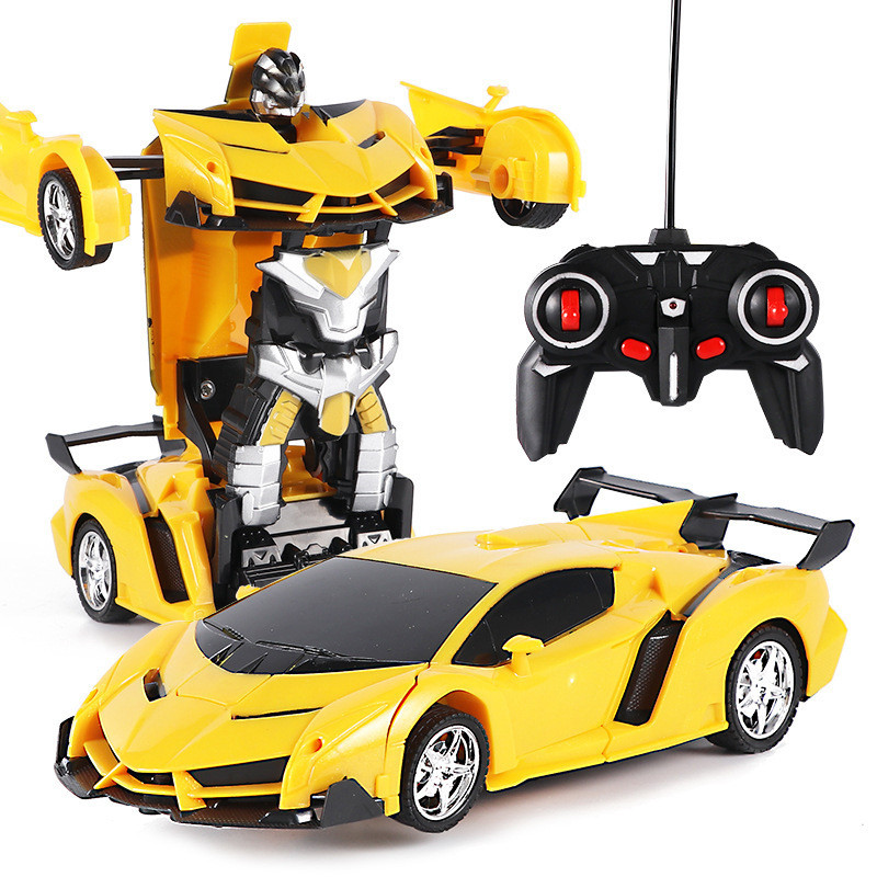 Remote Control Transforming Car One-Button Transforming Car King Kong ...