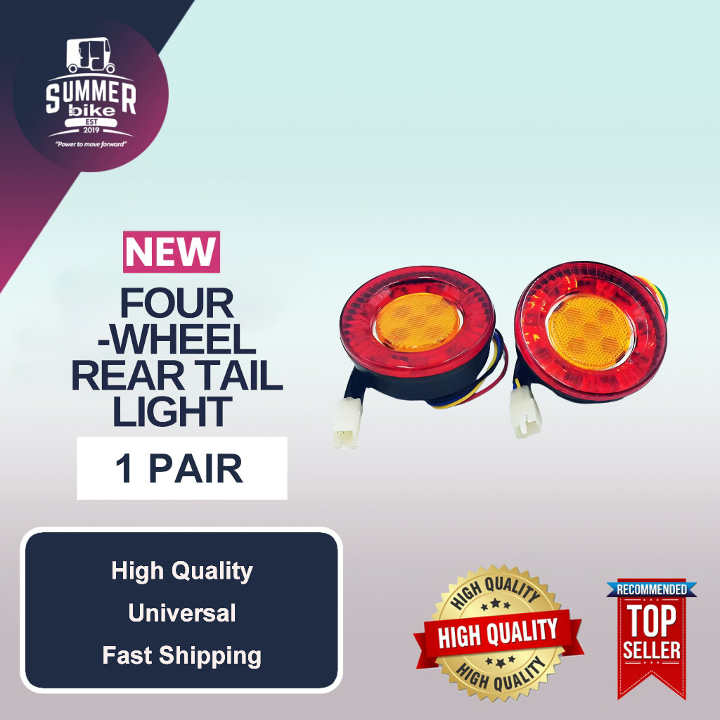 Stop Light 4-wheeler Universal Tail Light LED IntegratedTurn Signal ...