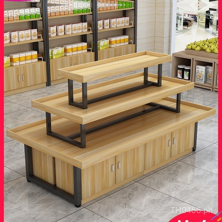 Counter Display Cabinet Island Supermarket Sample Stack Promotion ...