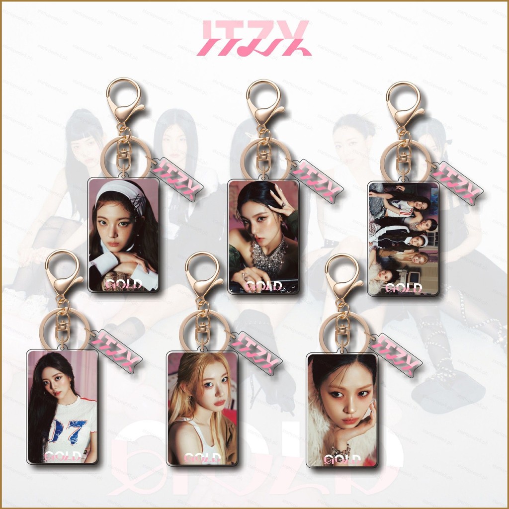 Sta5 ITZY Yuna Ryujin Yeji Lia Acrylic Keychain New Album GOLD Series ...