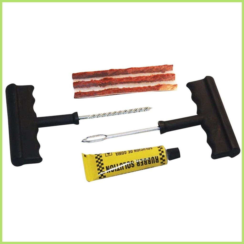 Flat Tire Puncture Repair Kit Tire Repair Kit With Plugs Professional