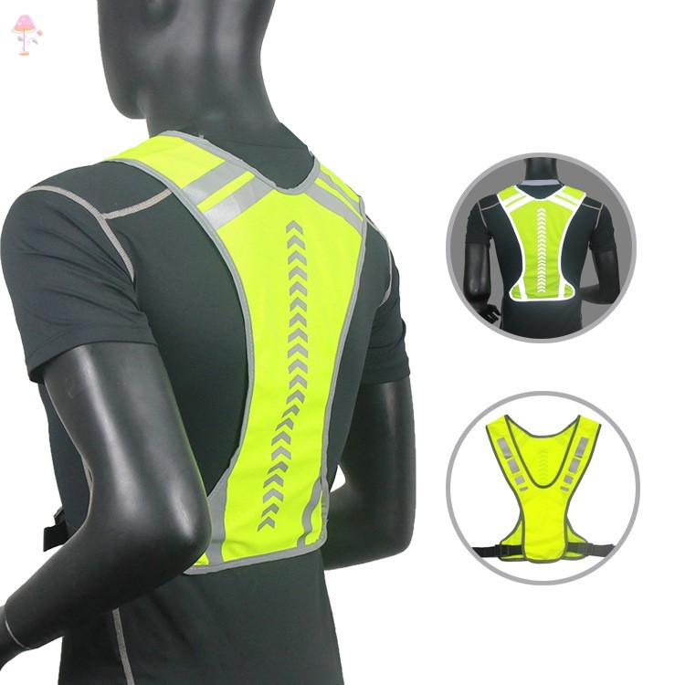 Reflective Vest Running Safety Vest Jogging Bike Motorcycle Night High ...